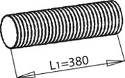 DINEX 49260 Exhaust Pipe
